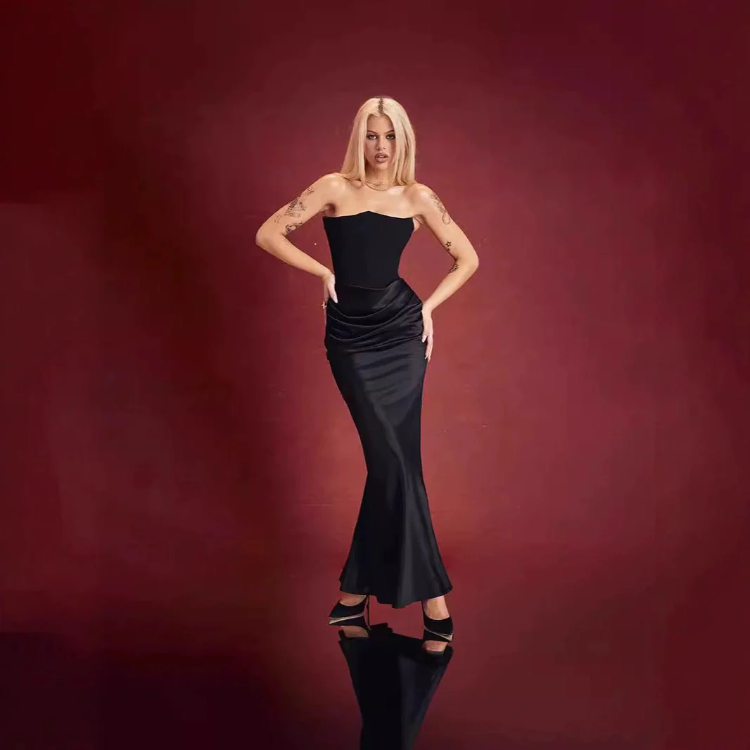 Damen Elegantes, Figurbetontes Abendkleid mit Raffiniertem Taillendetail Heidi-Mode - Image 2