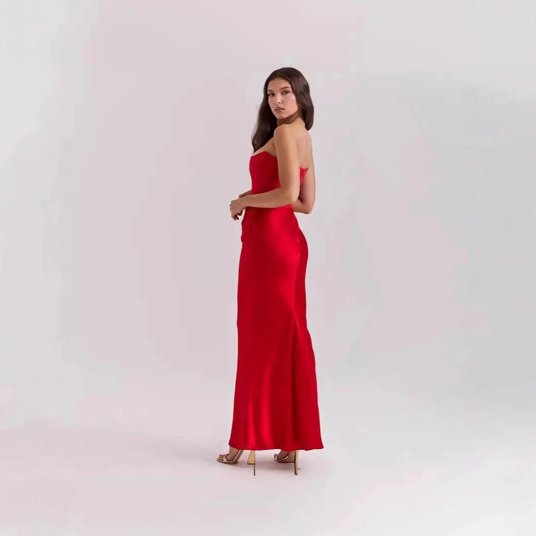 Damen Elegantes, Figurbetontes Abendkleid mit Raffiniertem Taillendetail Heidi-Mode - Image 4