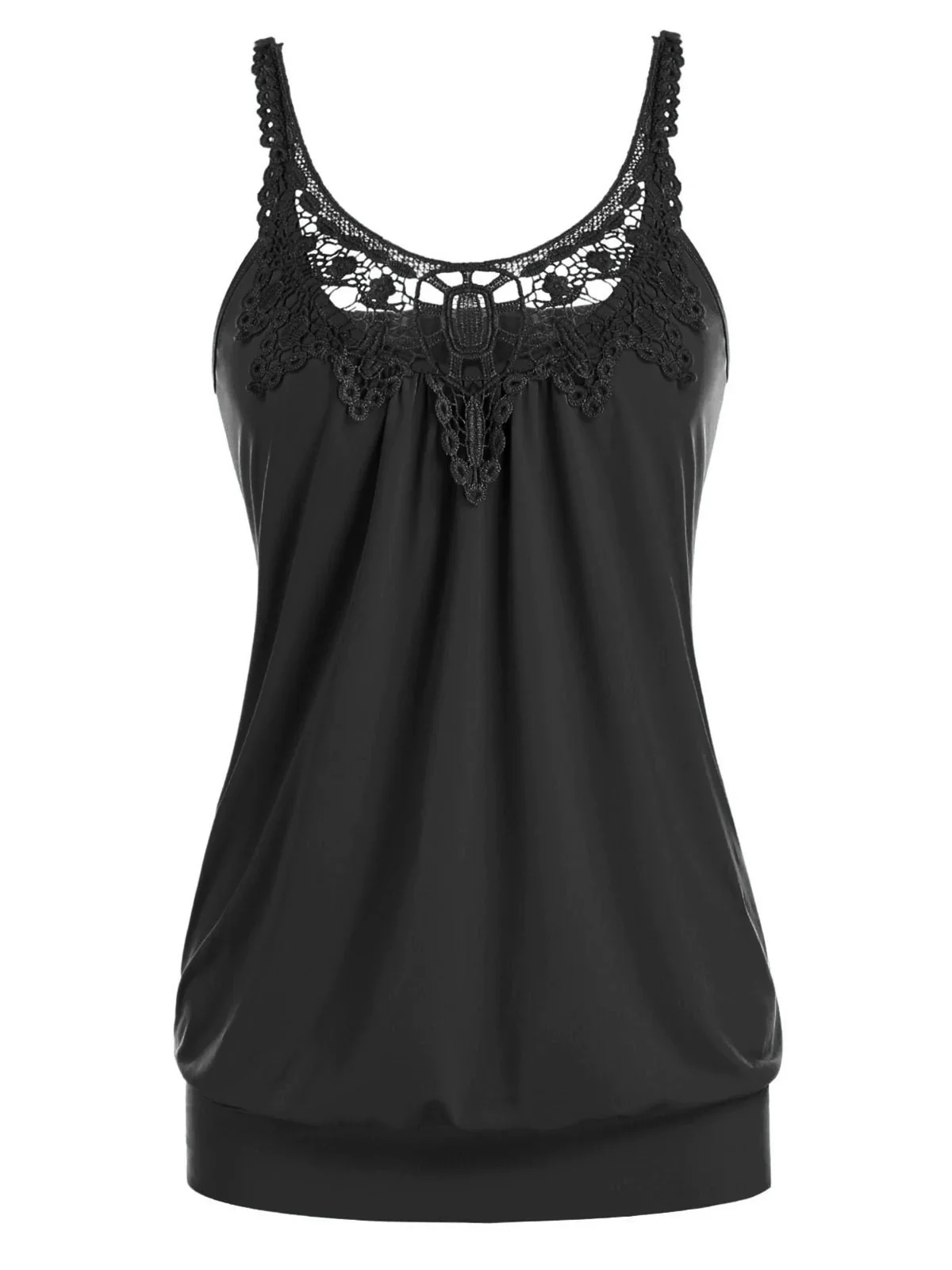 Damen Elegantes Spitzentop mit raffinierten Trägern und lockerer Passform Heidi-Mode - Image 10