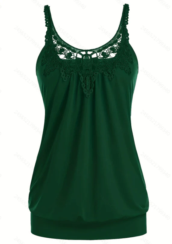 Damen Elegantes Spitzentop mit raffinierten Trägern und lockerer Passform Heidi-Mode - Image 11