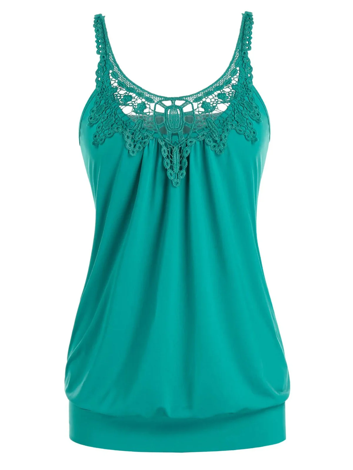 Damen Elegantes Spitzentop mit raffinierten Trägern und lockerer Passform Heidi-Mode - Image 13