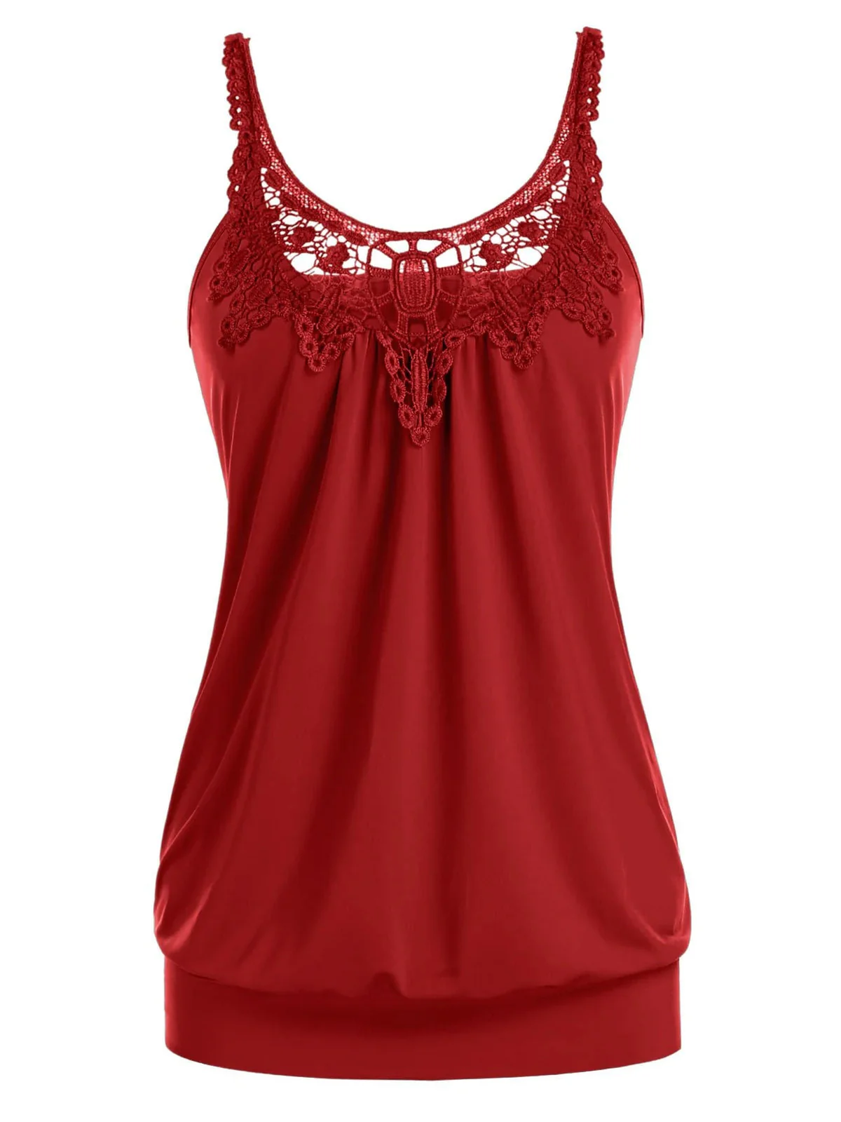 Damen Elegantes Spitzentop mit raffinierten Trägern und lockerer Passform Heidi-Mode - Image 4