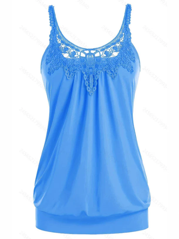Damen Elegantes Spitzentop mit raffinierten Trägern und lockerer Passform Heidi-Mode - Image 7