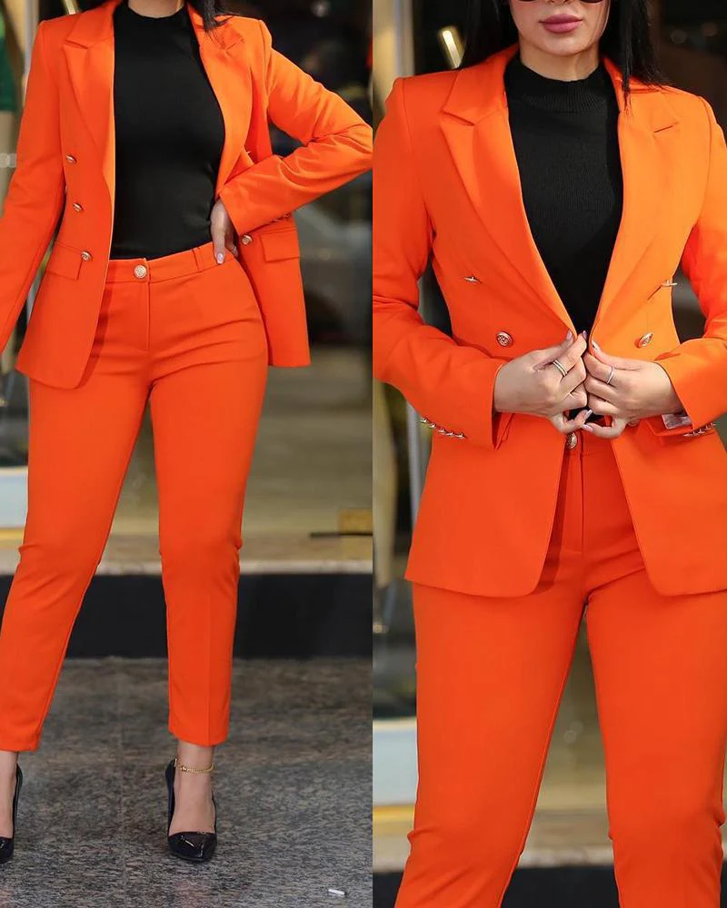 Damen Modernes Blazer Damen Ensemble - Image 10