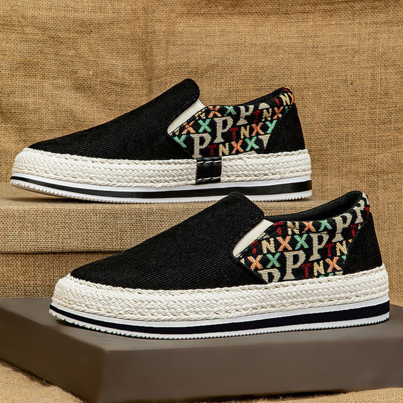 Damen Espadrilles-Slipper mit elastischem Einschlupf und modischem Textil-Obermaterial Heidi Mode - Image 2