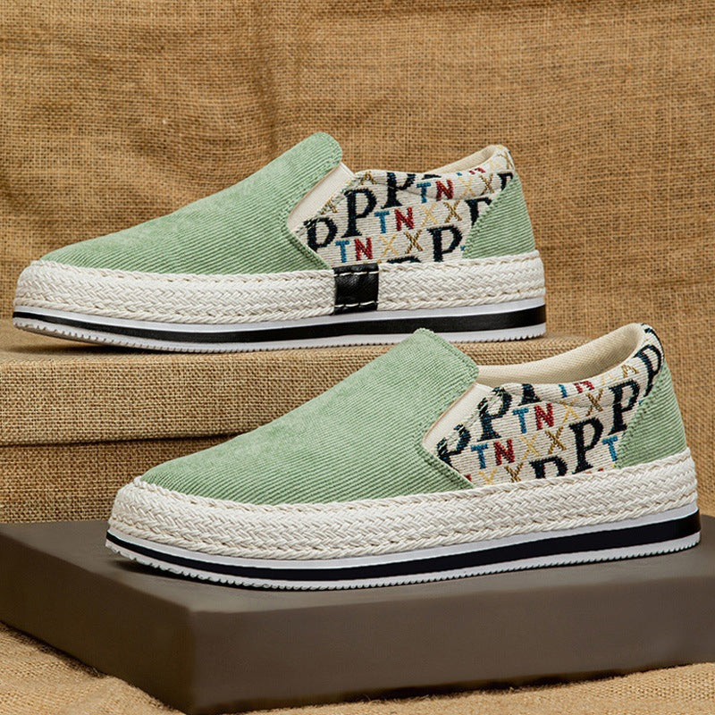 Damen Espadrilles-Slipper mit elastischem Einschlupf und modischem Textil-Obermaterial Heidi Mode - Image 3