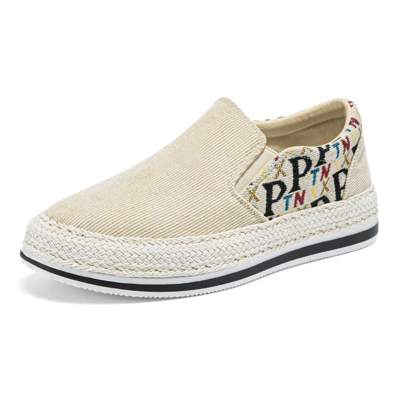 Damen Espadrilles-Slipper mit elastischem Einschlupf und modischem Textil-Obermaterial Heidi Mode - Image 5