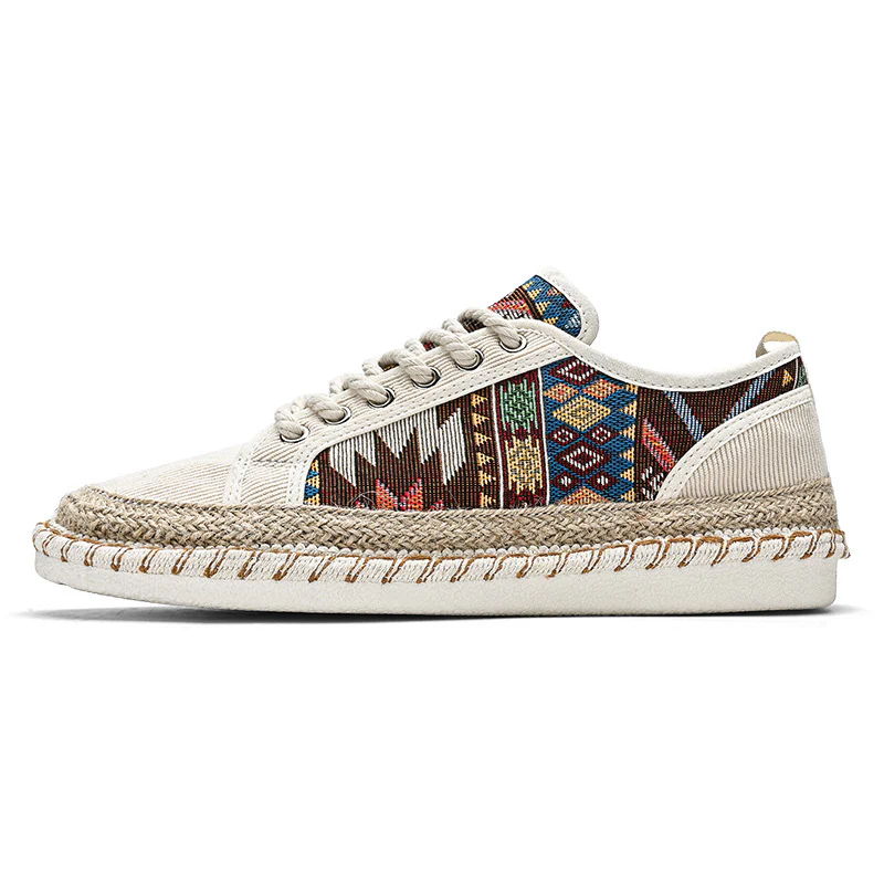 Damen Espadrilles-Sneaker mit exotischem Musterdruck und modischer Kordelsohle Heidi Mode - Image 6