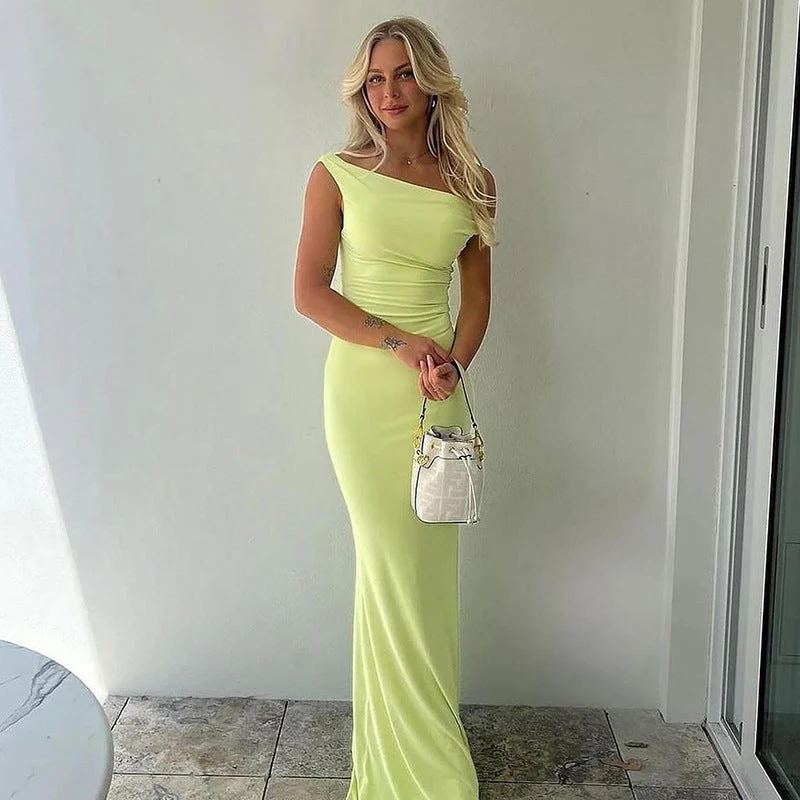 Damen Etuikleid mit Schulterfreiem Design und Figurbetontem Schnitt Heidi-Mode - Image 2