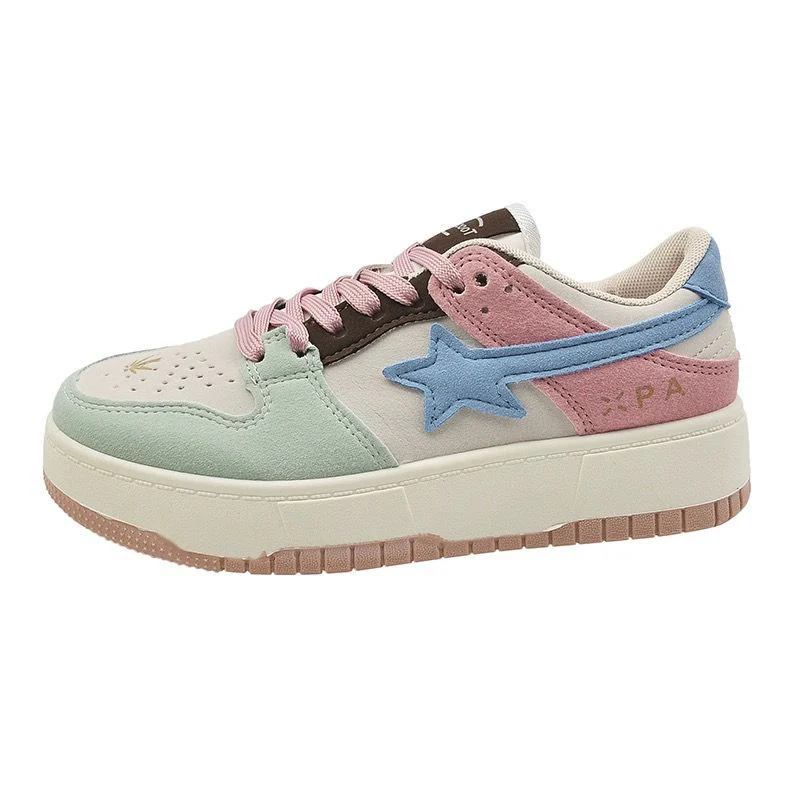 Damen Fashion-Sneaker mit modischem Retro-Design und trendigen Applikationen Heidi Mode - Image 5