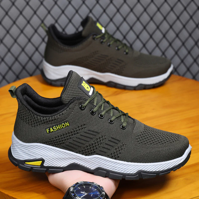 Damen Fashion Sneakers mit atmungsaktivem Obermaterial und dämpfender Sohle Heidi Mode