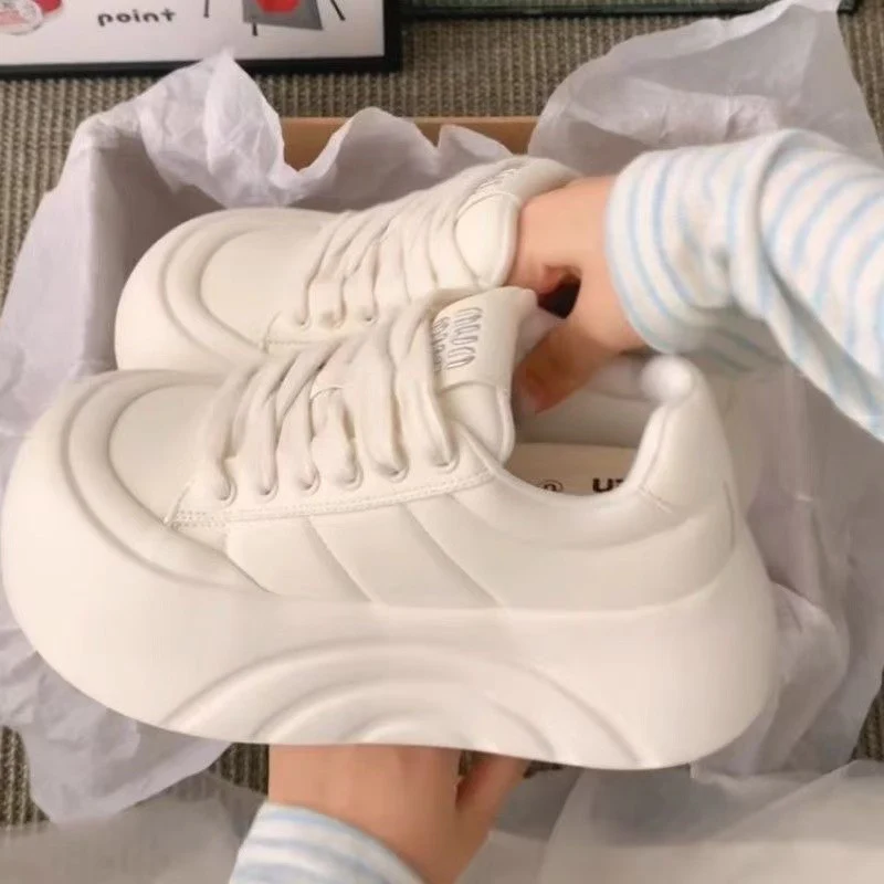Damen Fashion Sneakers mit extrahohem Plateau und komfortabler Dämpfung Heidi Mode - Image 2