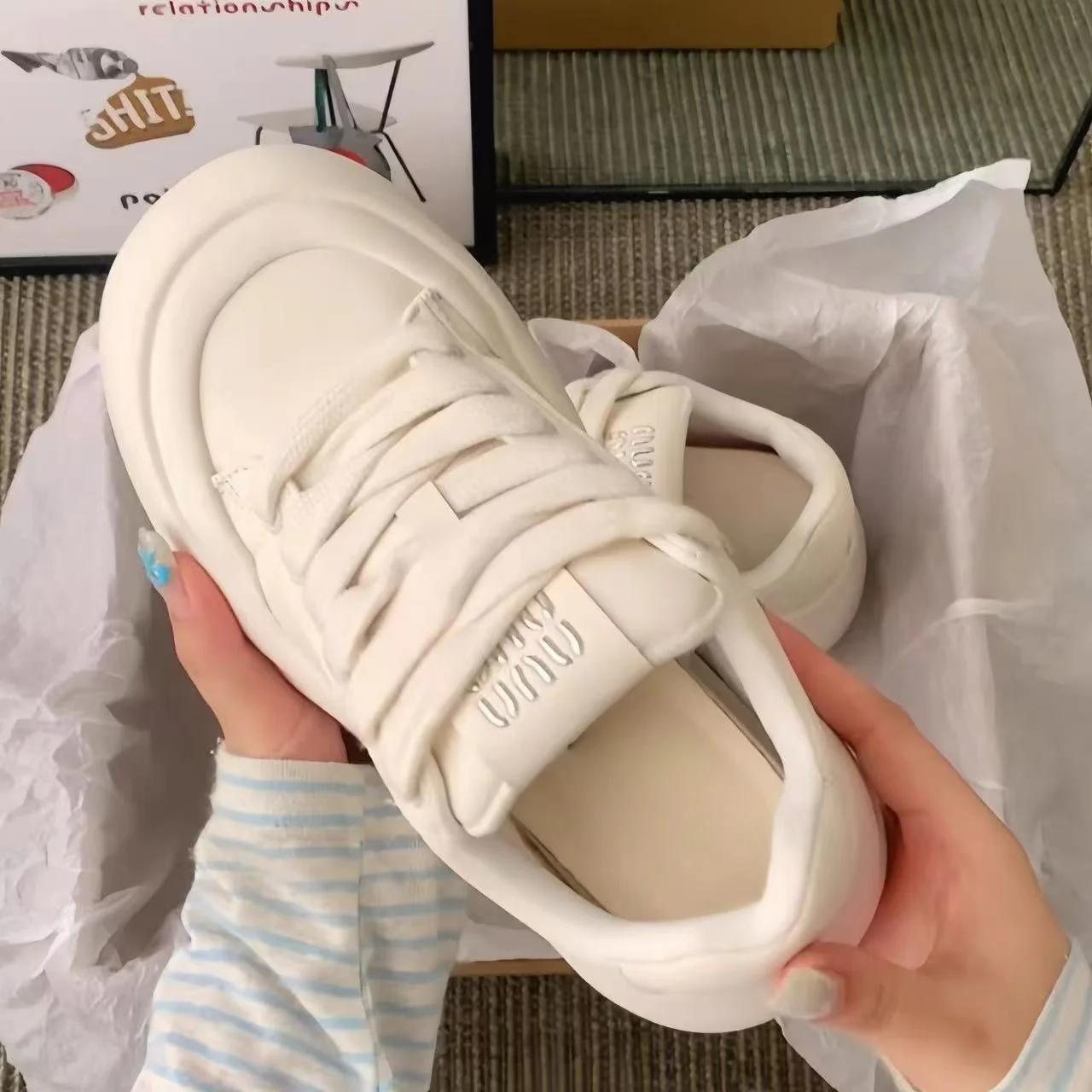 Damen Fashion Sneakers mit extrahohem Plateau und komfortabler Dämpfung Heidi Mode - Image 4