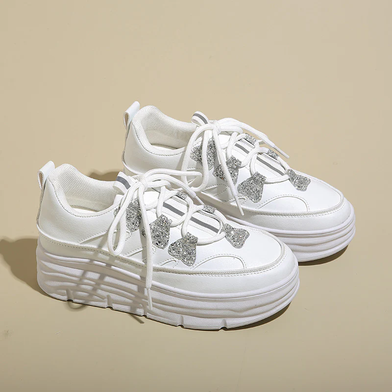 Damen Fashionable Plateau Sneakers Heidi Mode - Image 2