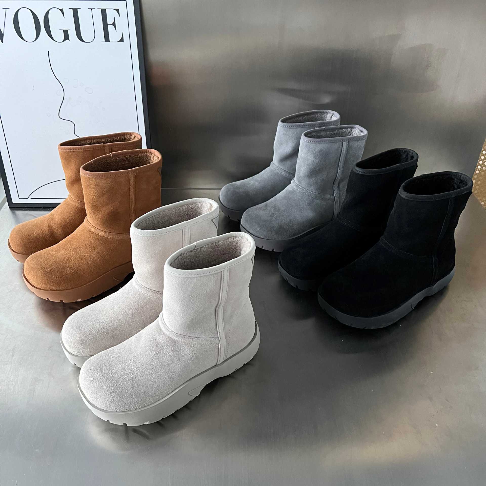 Damen Fellgefütterte Winterstiefel mit robustem Profil Heidi Mode - Image 5