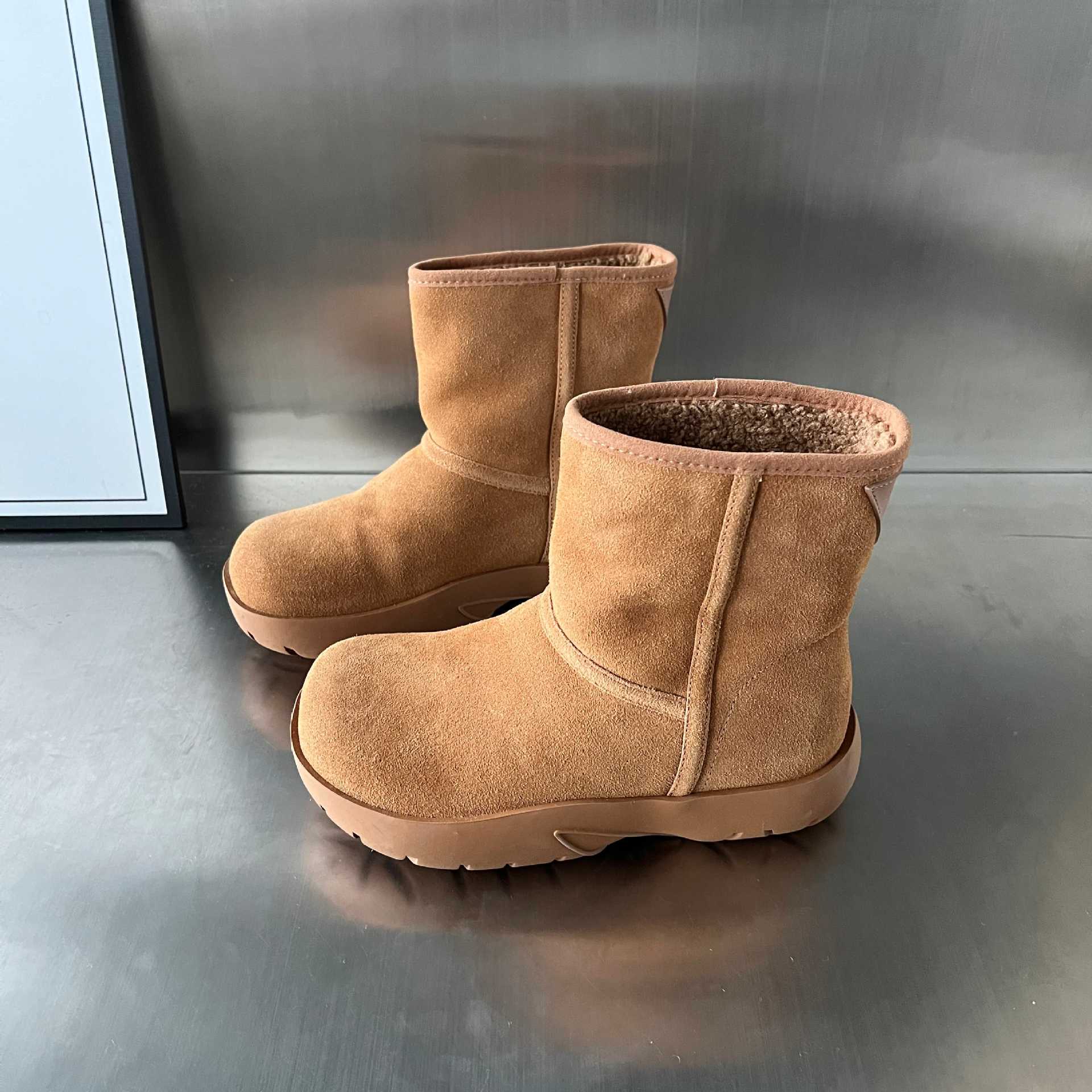 Damen Fellgefütterte Winterstiefel mit robustem Profil Heidi Mode - Image 7
