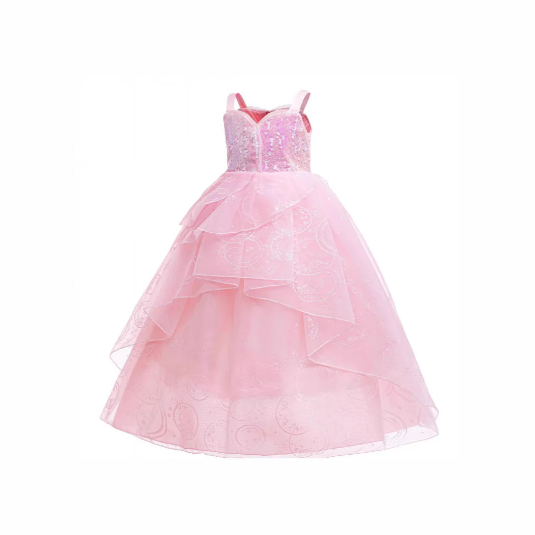 Glinda Cosplay Kleid – Rosa Prinzessinnenballkleid für Mädchen (Hochzeit, Bühne) Heidi-Mode - Image 6