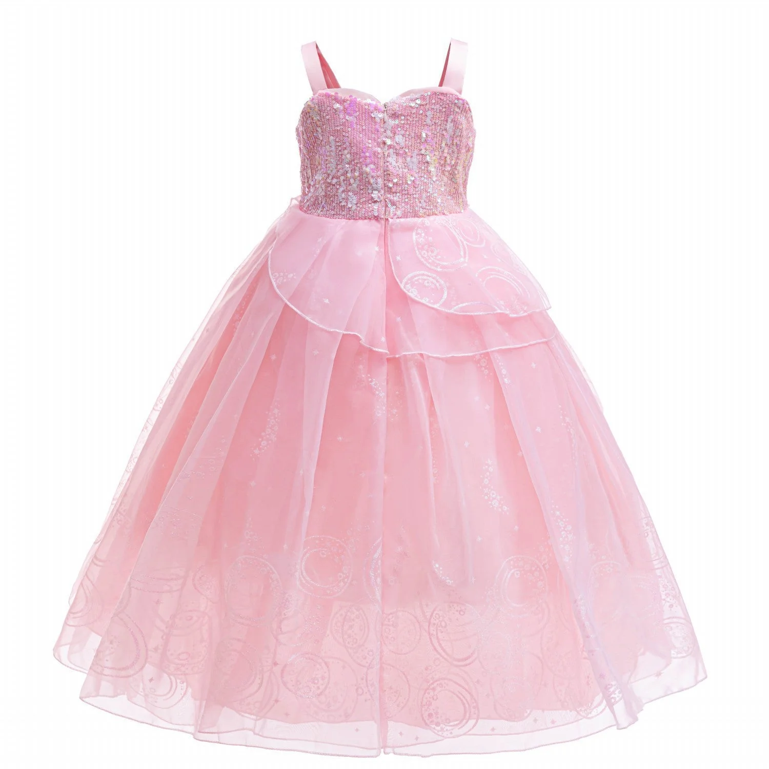 Glinda Cosplay Kleid – Rosa Prinzessinnenballkleid für Mädchen (Hochzeit, Bühne) Heidi-Mode - Image 7