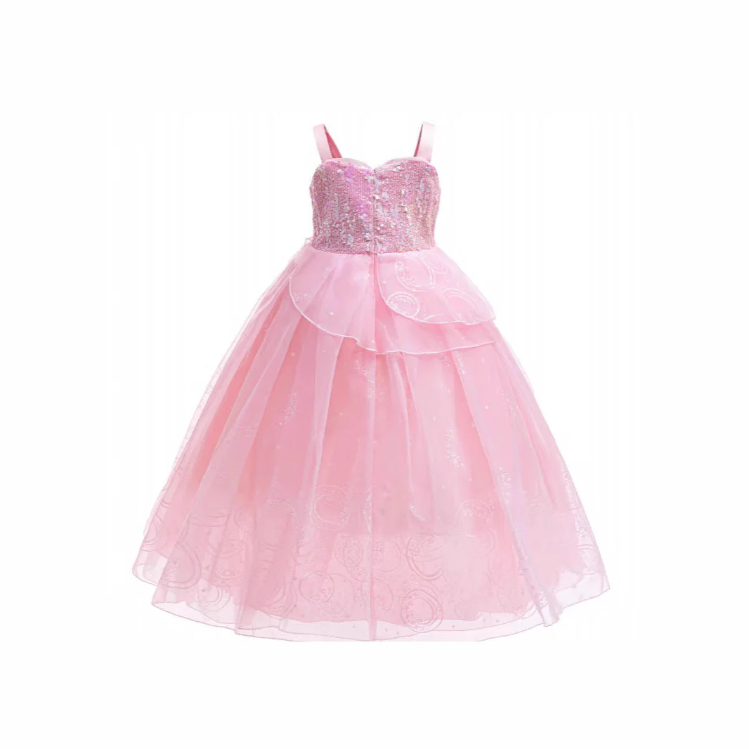Glinda Cosplay Kleid – Rosa Prinzessinnenballkleid für Mädchen (Hochzeit, Bühne) Heidi-Mode - Image 8