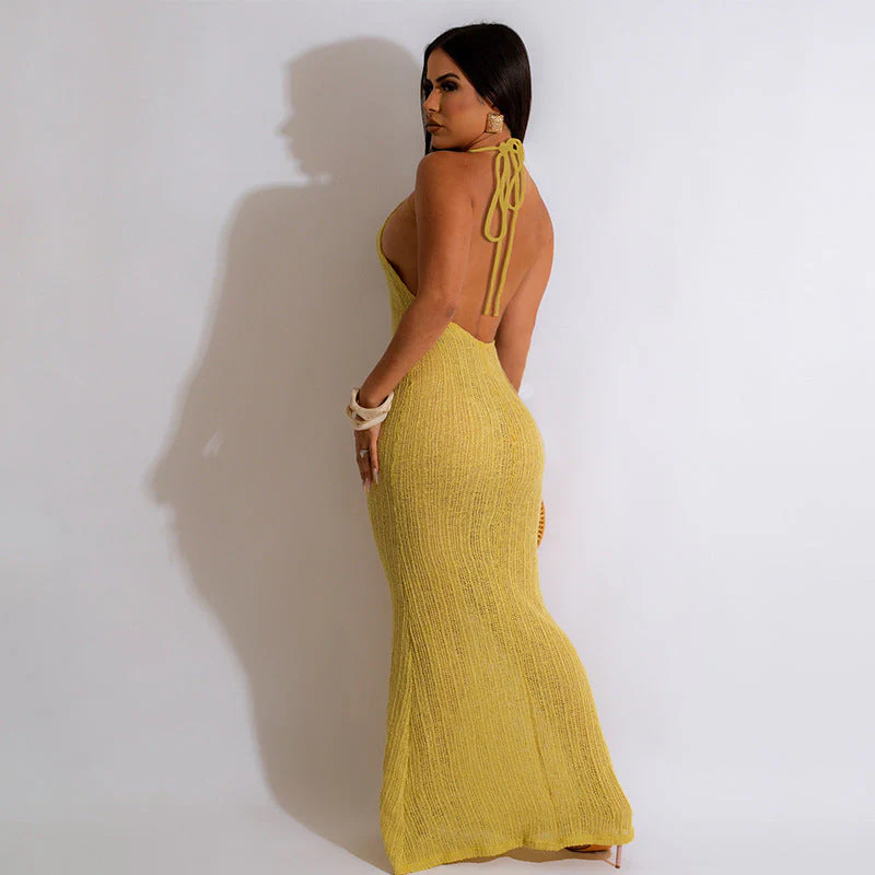 Damen Figurbetontes Maxikleid mit Modernem Kragen und Elegantem Schnitt Heidi-Mode - Image 12