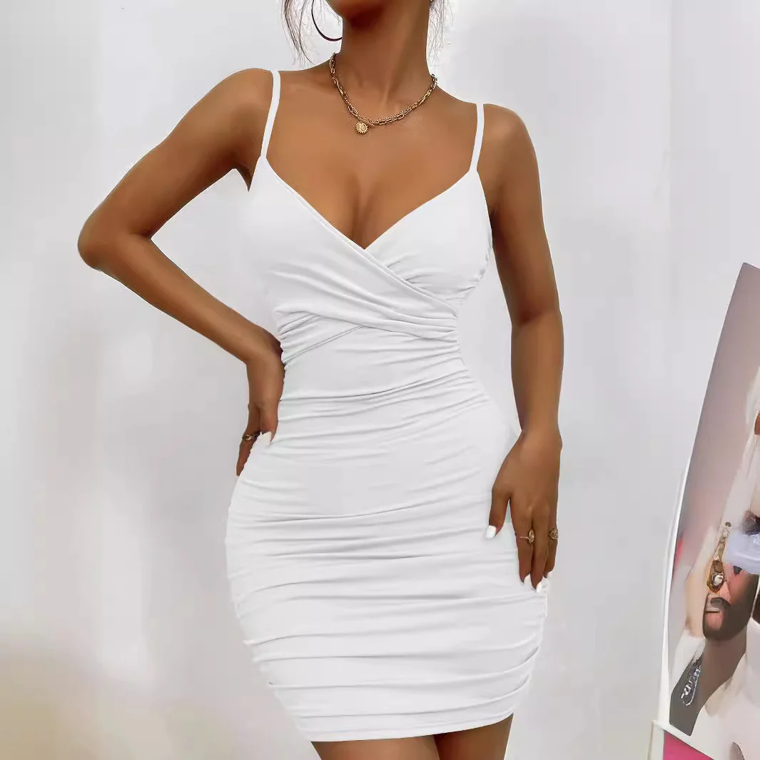 Damen Figurbetontes Wickelkleid mit Raffung Heidi-Mode - Image 5