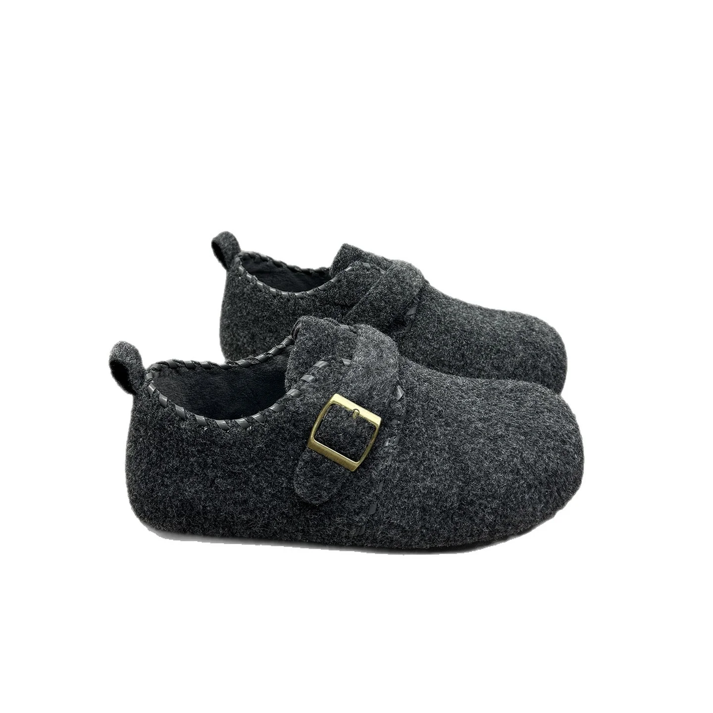 Damen Filzclogs mit dekorativem Schnallenverschluss Heidi Mode - Image 5