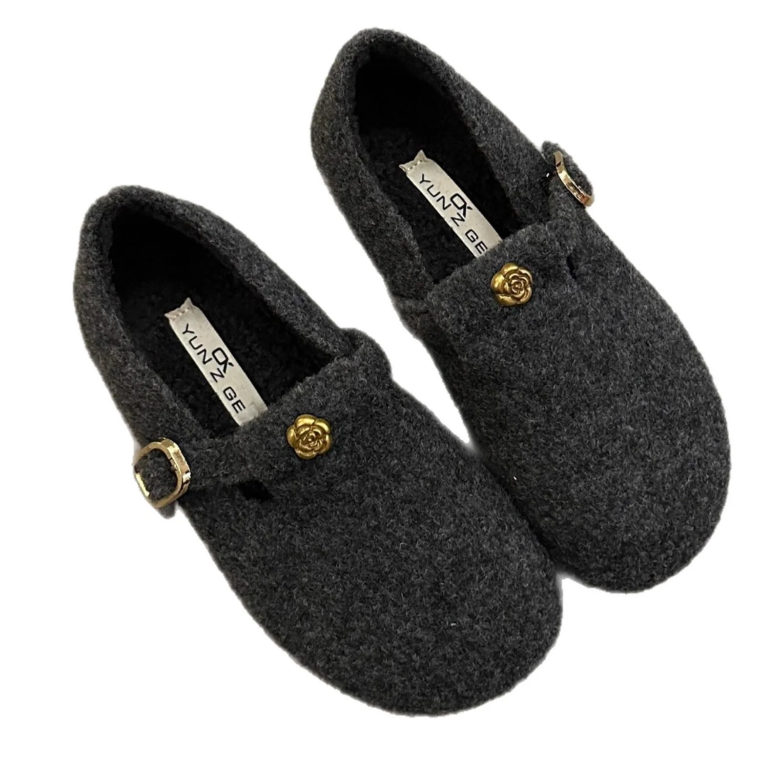Damen Filzschuhe mit elegantem Schnallenverschluss Heidi Mode - Image 5