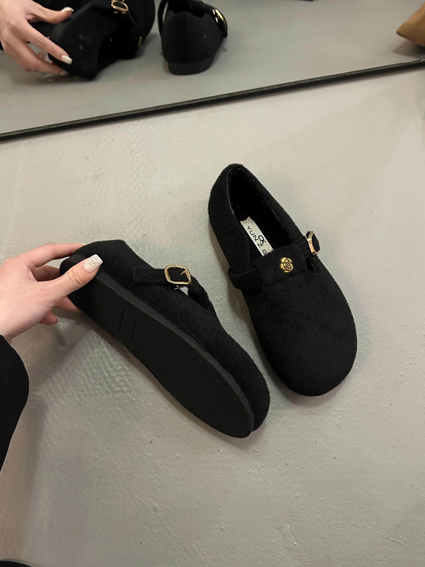 Damen Filzschuhe mit elegantem Schnallenverschluss Heidi Mode - Image 7