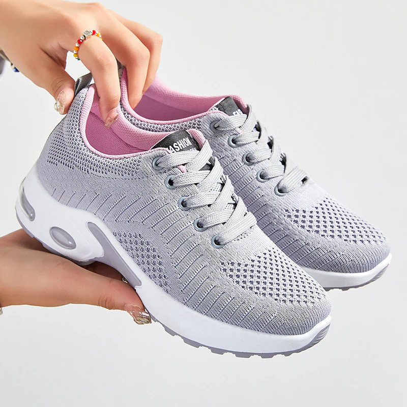 Damen Fitness-Sneaker mit atmungsaktivem Mesh-Obermaterial und dämpfender Sohle Heidi Mode - Image 2