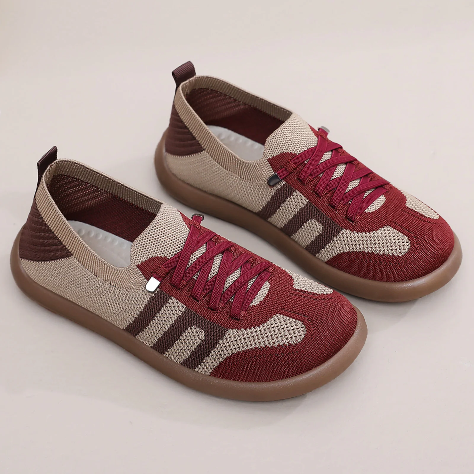 Damen Fitness-Sneaker mit atmungsaktivem Mesh-Obermaterial und rutschfester Sohle Heidi Mode - Image 2