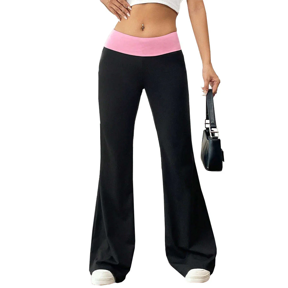 Damen Flared Jogginghosen mit Stylischem Bund Heidi-Mode - Image 3