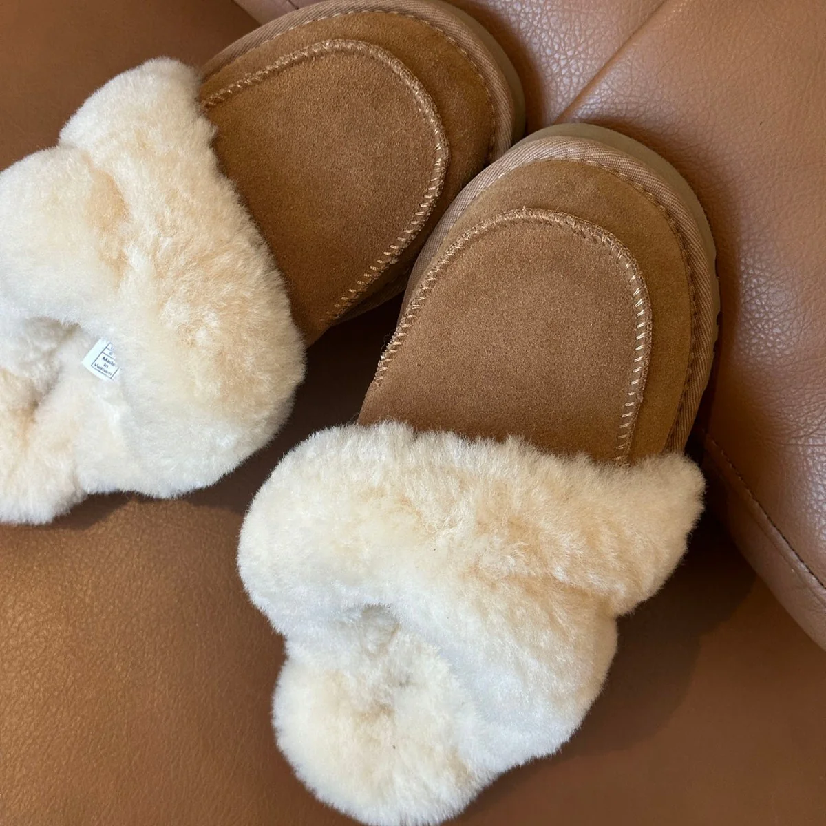 Damen Flauschige Clogs mit weichem Innenfutter Heidi Mode - Image 2