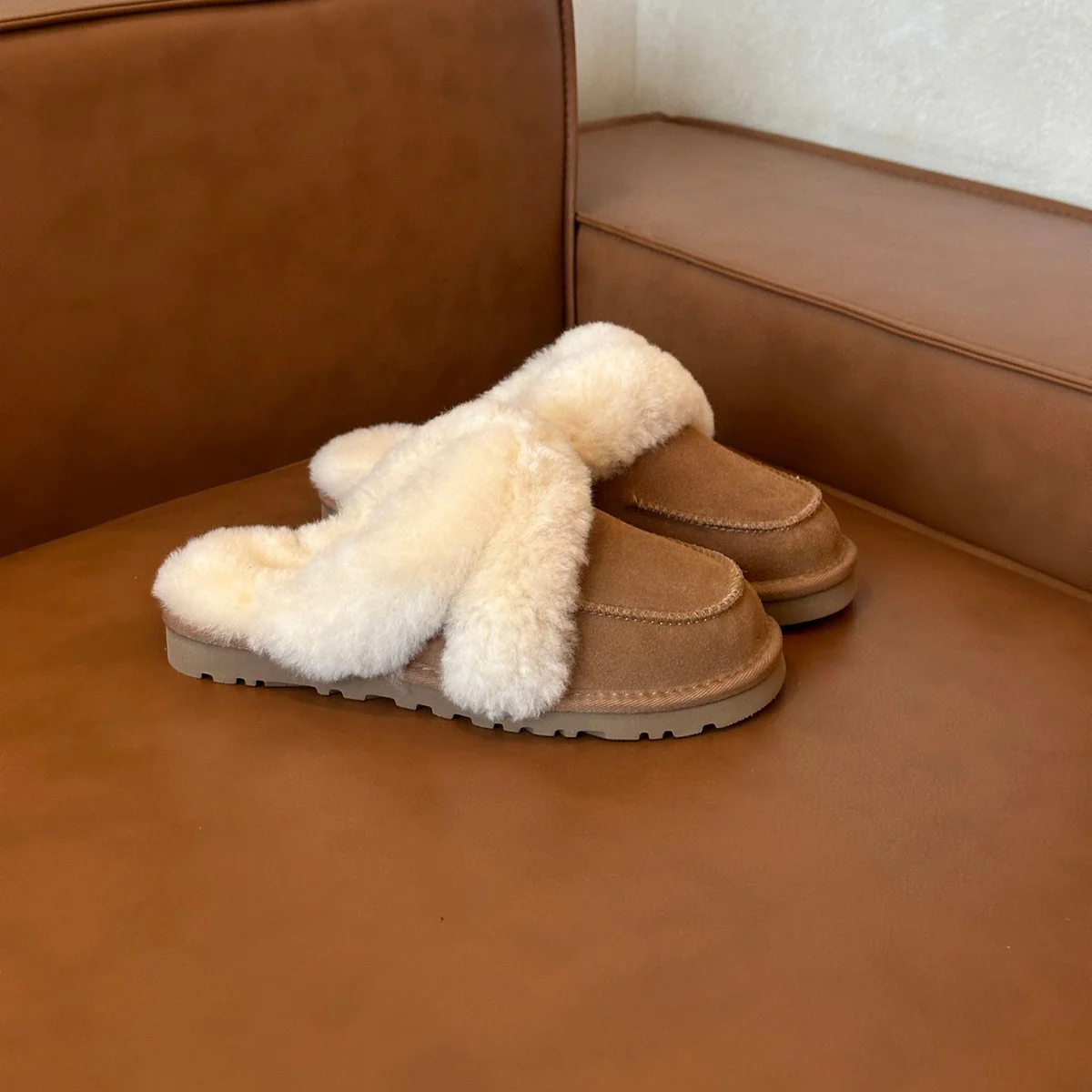 Damen Flauschige Clogs mit weichem Innenfutter Heidi Mode - Image 3