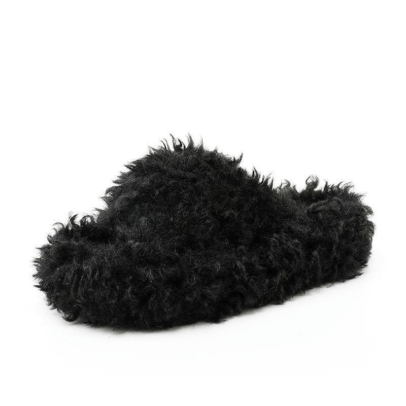 Damen Flauschige Hausschuhe aus hochwertigem Material Heidi Mode - Image 5