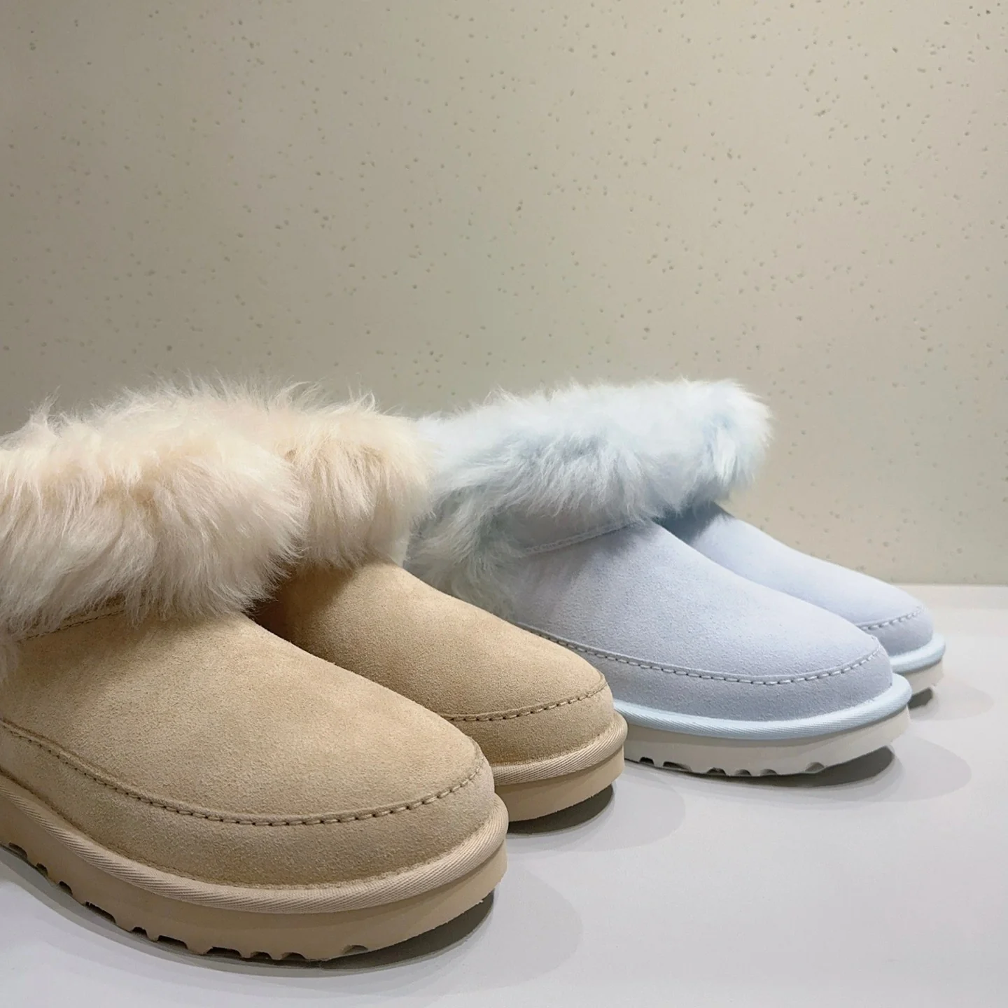 Damen Flauschige Hausschuhe mit elegantem Fleece und rutschfester Sohle Heidi Mode - Image 3