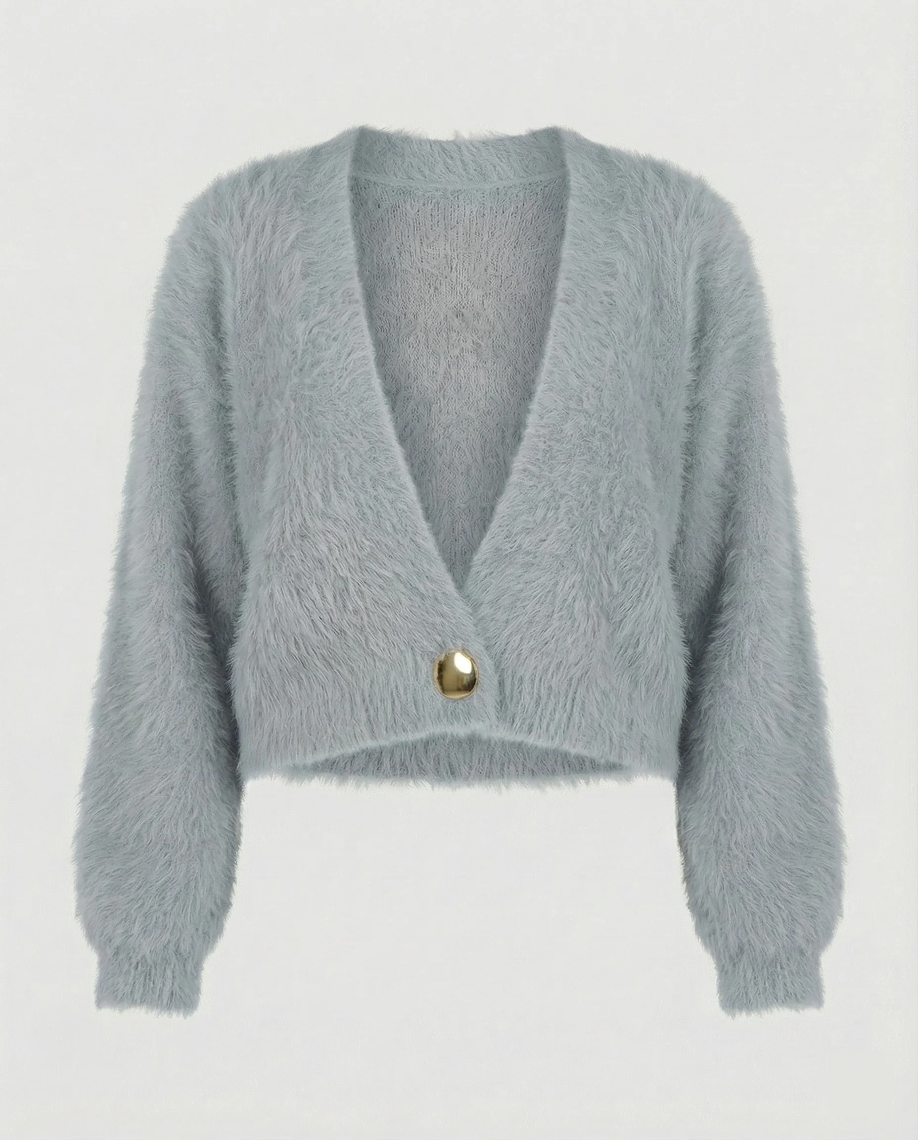 Strickjacke Damen flauschig oversized aus weichem Material - Image 7