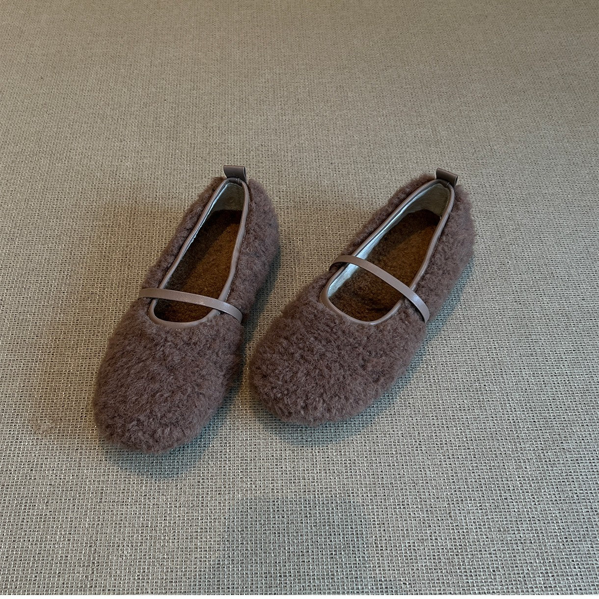 Damen Fleece Ballerinas Heidi Mode - Image 7