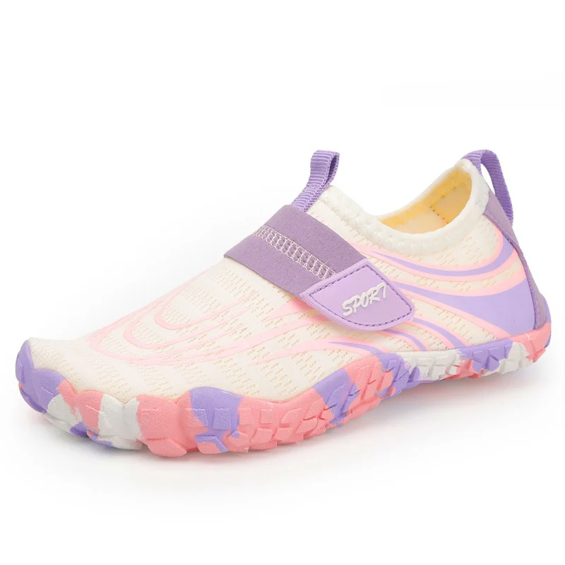 Damen Flexible Aquaschuhe mit rutschfester Sohle und praktischem Klettverschluss Heidi Mode - Image 8