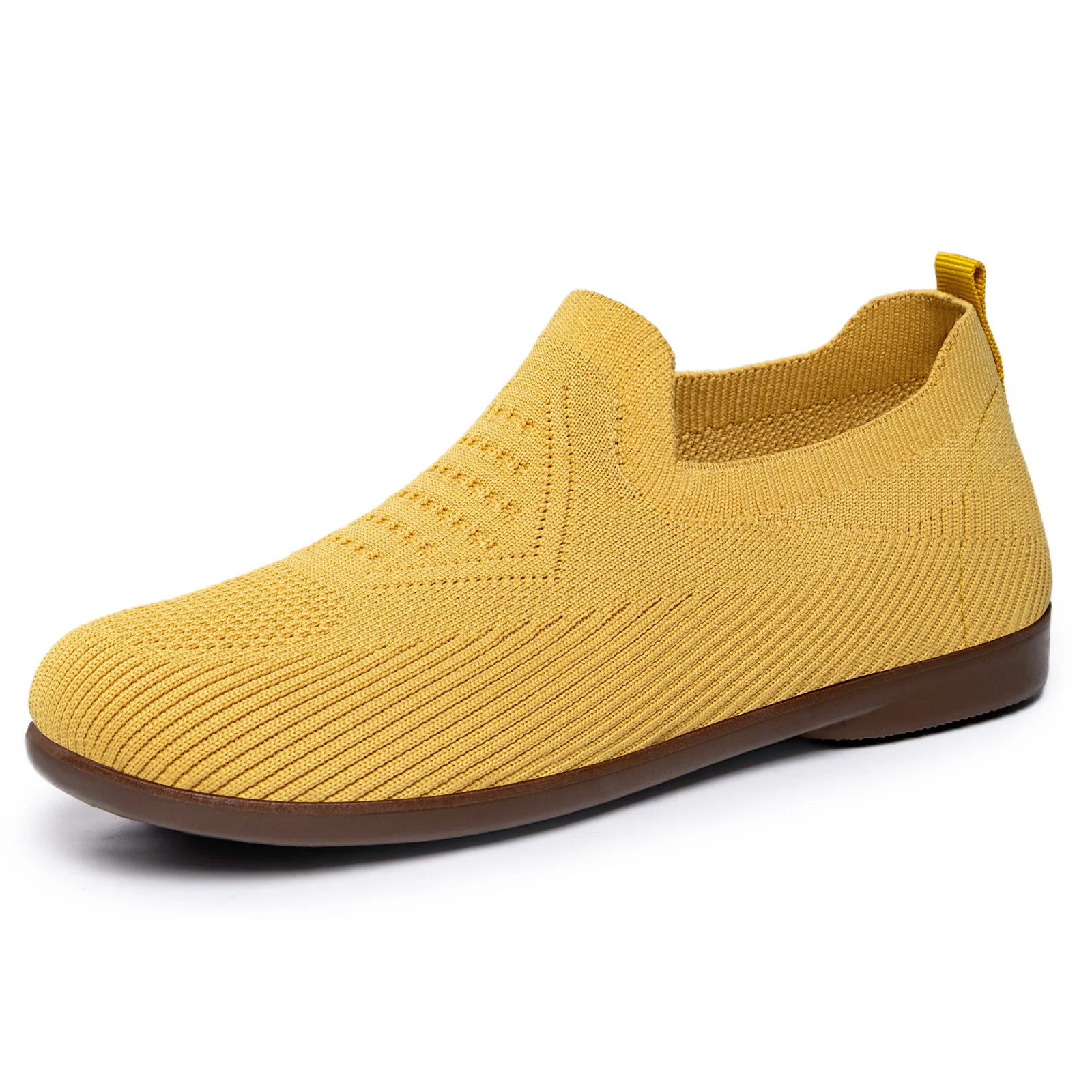 Damen Flexible Slip-On Sneaker mit atmungsaktivem Strickoberteil Heidi Mode - Image 9