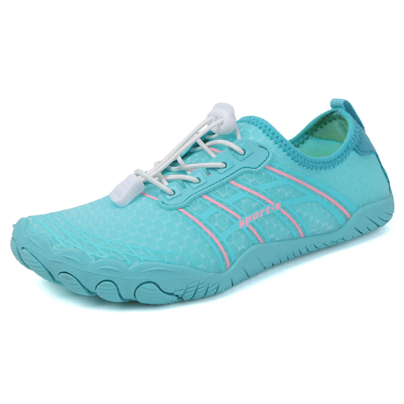Damen flexible Wassersportschuhe mit rutschfester Sohle und elastischem Schnürsystem Heidi Mode - Image 10