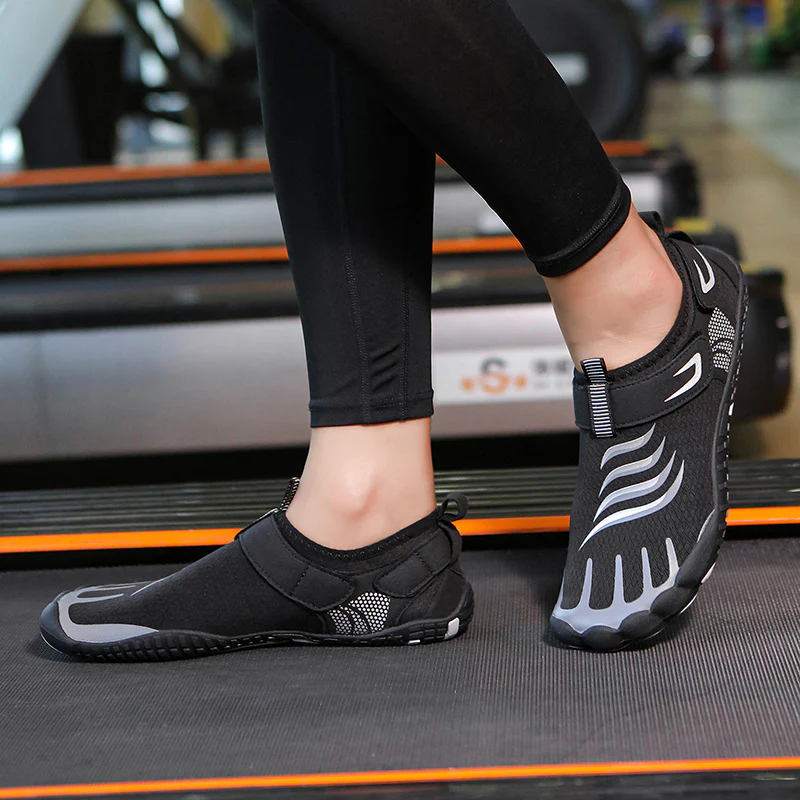 Damen Flexibler Aquaschutzschuh mit rutschfester Sohle und atmungsaktiver Mesh-Oberfläche Heidi Mode - Image 3