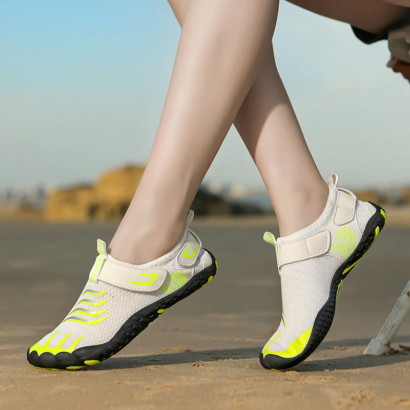 Damen Flexibler Aquaschutzschuh mit rutschfester Sohle und atmungsaktiver Mesh-Oberfläche Heidi Mode - Image 4
