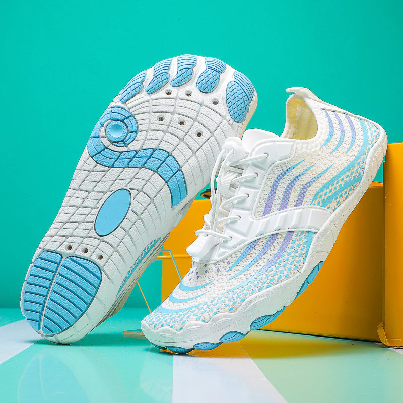 Damen Flexibles Aquasport-Schnürschuhe mit rutschfester Sohle und atmungsaktivem Obermaterial Heidi Mode - Image 9