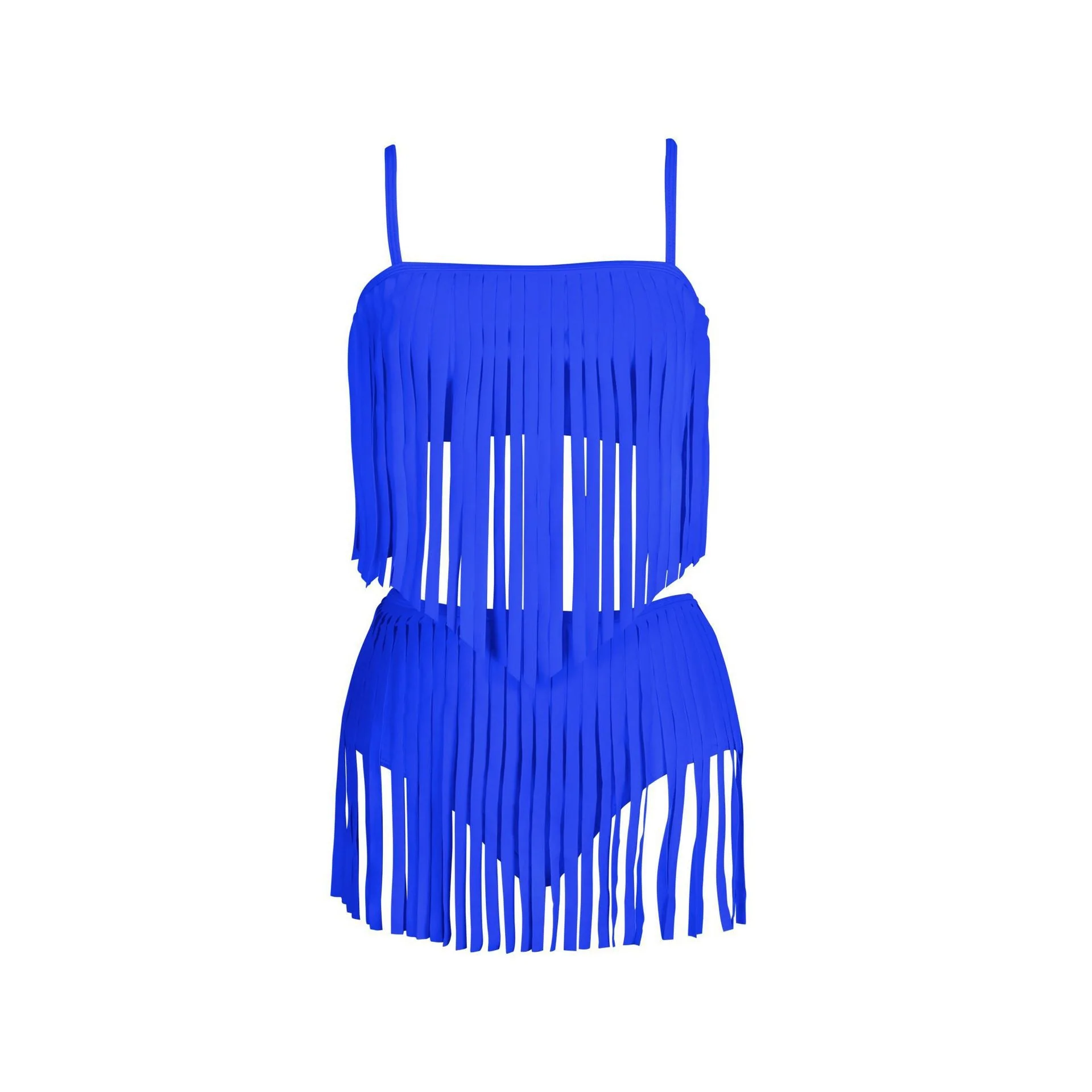 Damen Fransen-Bikini-Set mit Modischem Oberteil und Figurbetontem Unterteil Heidi-Mode - Image 8