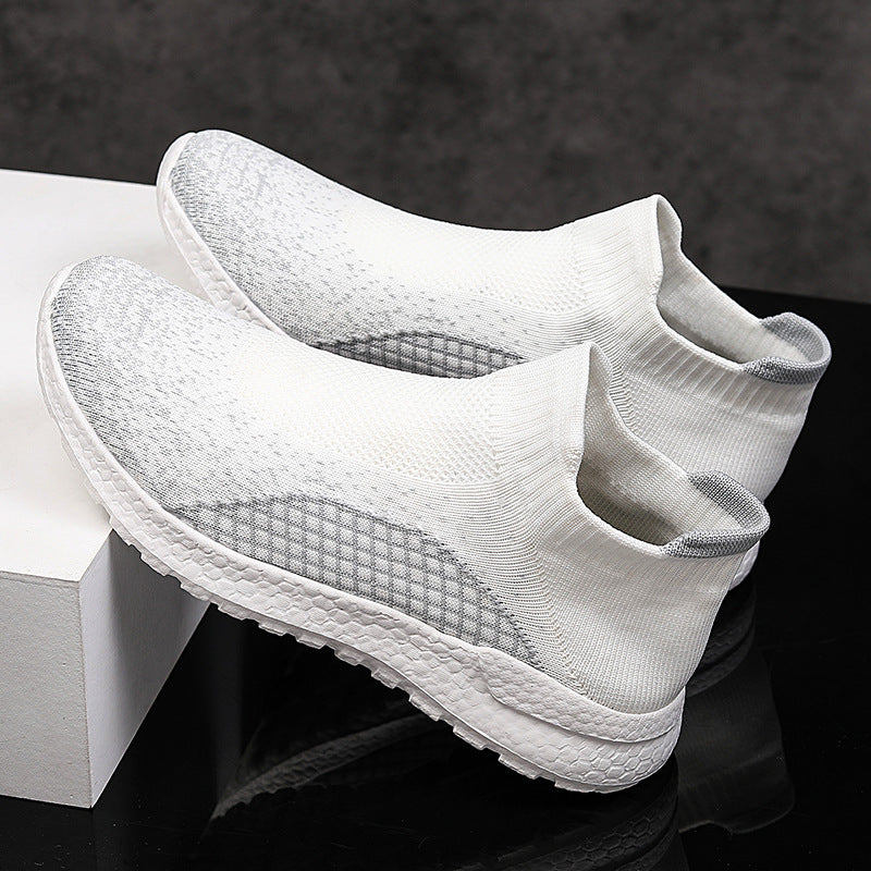 Damen Freizeit-Laufschuhe mit atmungsaktivem Strickdesign und rutschfester Sohle Heidi Mode - Image 4