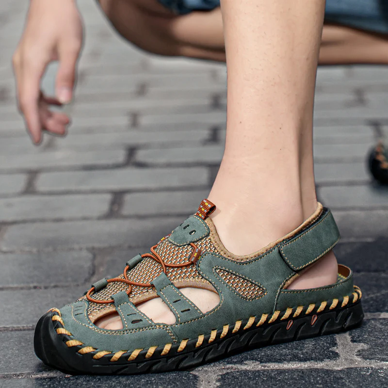 Damen Freizeit-Sandalen mit atmungsaktivem Obermaterial und rutschfester Sohle Heidi Mode - Image 3