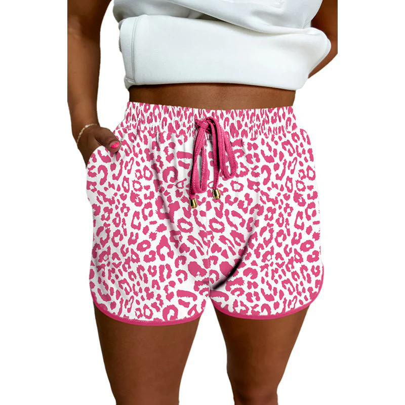Damen Freizeit-Shorts mit Modischem Leopardenmuster und Elastischem Bund Heidi-Mode - Image 7