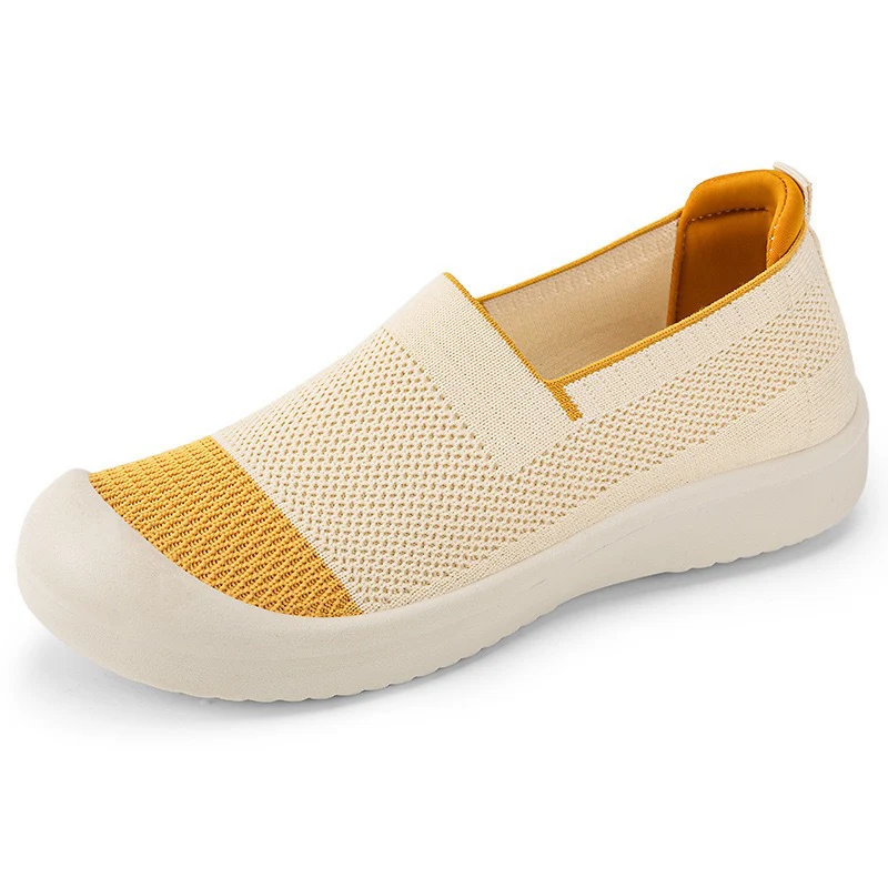 Damen Freizeit Slip-On Sneakers aus atmungsaktivem Textil mit rutschfester Sohle Heidi Mode - Image 5
