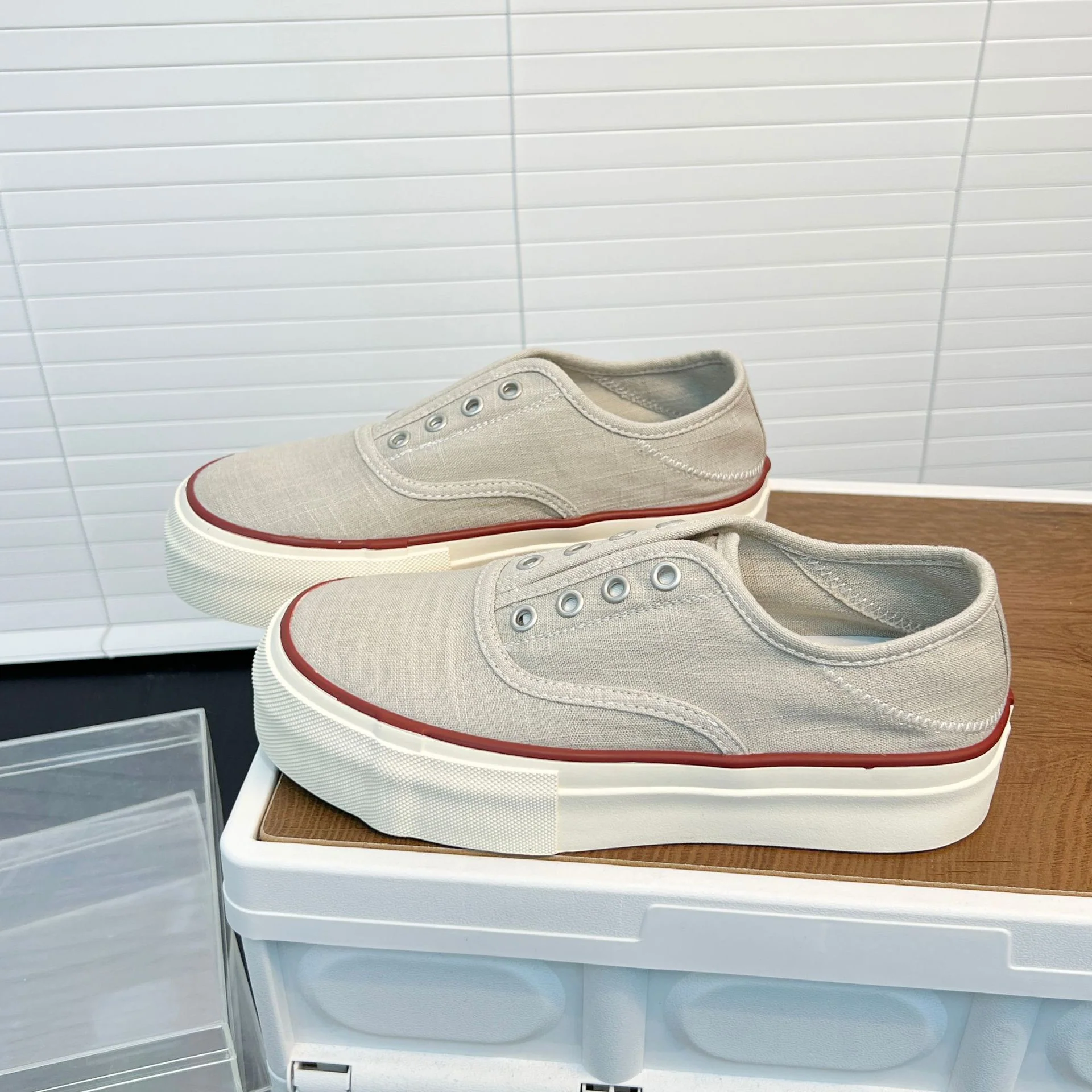 Damen Freizeit Sneaker aus leichtem Textil mit rutschfester Sohle Heidi Mode - Image 2