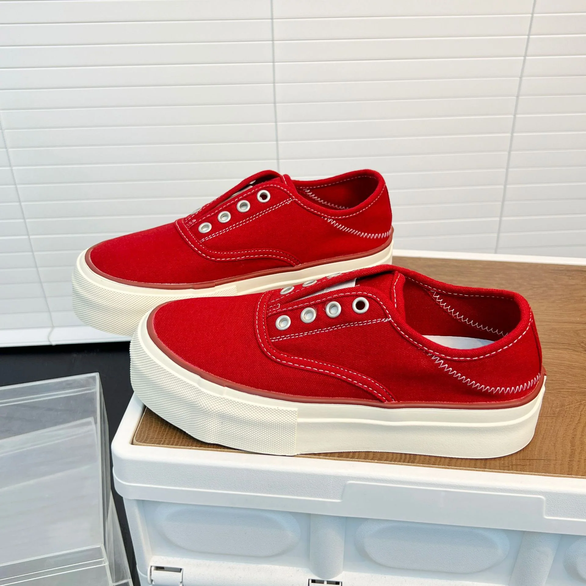 Damen Freizeit Sneaker aus leichtem Textil mit rutschfester Sohle Heidi Mode - Image 7